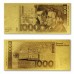 Золотая Банкнота 1000 Mark
